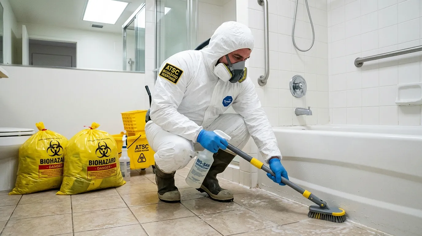 Decontamination equipment deployed for Blood Cleanup in Collingdale